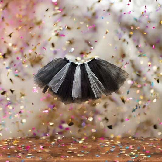 Little Girl’s Black and White Tutu